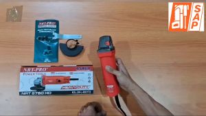 NRT-PRO 9750 HD Mesin Gerinda Tangan 4 Inch Angle Disc Grinder Gurinda Grenda Grinda Listrik 9750HD