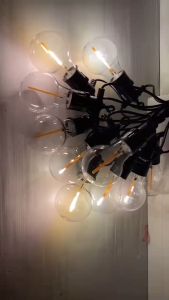 ไฟปีใหม่ไฟกระพริบ 5 เมตร ชุดไฟปิงปอง ไฟเทศกาล ไฟตกเเต่งห้อง หลอดแอลอีดี A60 ไฟสาย ไฟประดับ ไฟตกแต่ง ไฟดาว กันน้ำ รวมสีRGBเเสงวอร์มไวท์