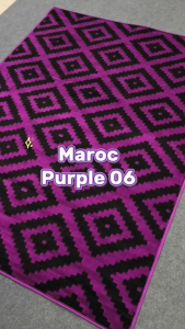 KARPET MAROC 160 X 210 PURPLE BLACK 06 LIMITED EDITION