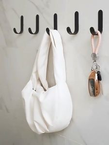 Combo 5 Móc dán tường Carbon siêu dính kèm keo Móc treo đồ dán tường phong cách bắc âu