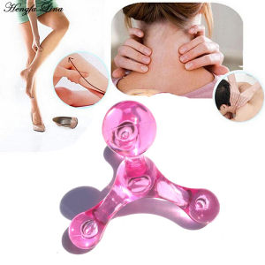 Useful 4 Balls Mini Manual Massager Arm Back Leg Head Foot Acupuncture Point Massager Tools Relaxation Eliminate Oedema Fat
