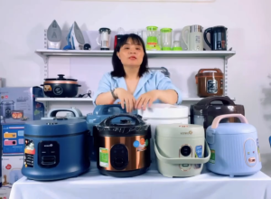 Nồi cơm điện chính hãng Sowun SW690 0.8Llòng nồi INOX nguyên khối phủ lớp chống dính cao cấp