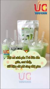 Trà Sữa Matcha Trà Sữa Trân Châu UC (1 gói 500gr)Đậm Vị Thơm Ngon Nước Uống Giải Khát Dễ Pha Đủ Vị