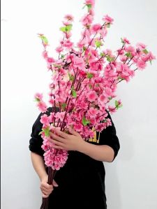 65cm Artificial Sakura Multilayer Artificial Cherry Blossom Simulated Peach Blossom Fake Bouquet