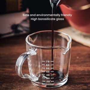 B.F. 70ml / 150ml Mini Coffee Milk Cup Glass With Handle Multi-functional Taste Dish