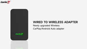 CarlinKit 5.0 Official 2air - CarPlay Wireless Adapter & Android auto Dual-Compatibility Dongle - Wired to Wireless Receiver Waze Spotify 5.8Ghz WiFi Bluetooth GPS Auto-Connect