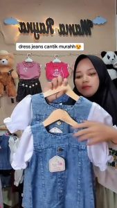 yansa kids-Dress Anak Perempuan Import Korean Style - Angela Dress Fashion Anak Usia 1-7 Tahun