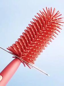 แปรงล้างขวดนม 3in1 ชุดแปรงทำความสะอาด พร้อมล้างจุกนม: แปรงล้างขวดนมซิลิโคน พร้อมที่ล้างจุกนม ชุดแปรงซิลิโคน