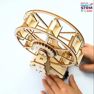 Bộ đồ chơi lắp ráp STEM - Bánh Xe Vòng Đu Quay chạy pin AA. Đồ chơi giáo dục khoa học sáng tạo cho bé. STEMSANPI