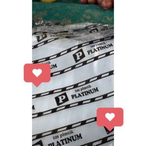 Kantong Kresek PE Bening Ukuran 24x40 Cm - 50 Pcs