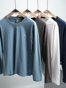 Áo Thun Nam Dài Tay Cổ Tròn Thể Thao Ngoài Trời Thường Ngày Áo Thun Cơ Bản 1000+ Áo Thun Nam Mùa Thu Phong Cách Thể Thao