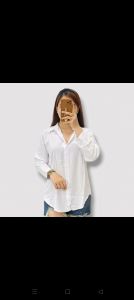 kemeja wanita polos katun