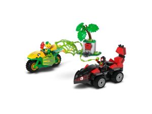 LEGO Spidey 11198 Spin and Electro Dinosaur Vehicle Chase (124 Pieces) Building Blocks for Kids (4 Tahun+)