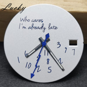 Watch Dial Set 28.5mm Fit NH34 NH35 NH36 Hands DIY Watch Faces Fit NH35 Movement Who Cares Lts Already Late Accessories