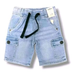 Kids shorts Cargo Pockets Denim Premium Quality size 2-12 yrs.for boy