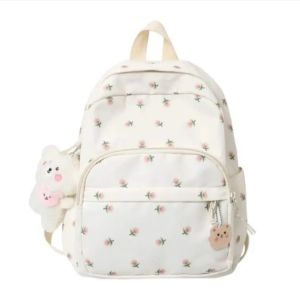 NURABAGS - (COD) Ransel bunga tulip / Tas ransel wanita / tas ransel sekolah / tas ransel terbaru 2025/ tas ransel sekolah wanita TK SD SMP SMA / Tae