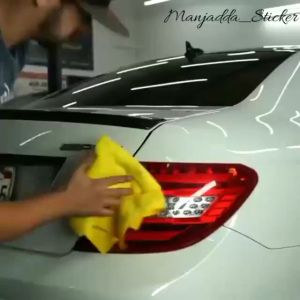 Stiker Lampu Hybrid Mika & Lampu Headlamp Motor Universal