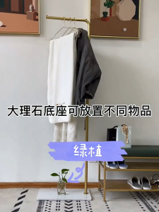 [SG Stock] Floor-standing bedroom simple clothes hanger that does not take up space household indoor room clothes coat rack small clothes rail