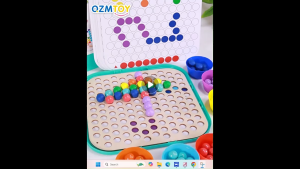 Manik Klip Koordinasi Tangan dan Mata & Kemahiran Motor Halus Clip Beads Hand Eye Coordination And Fine Motor Skill|