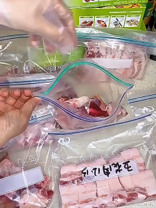 SOFTHOME Food Storage Bag Resealable Leakproof Refrigerator Fresh Keeping Multipurpose Sealed Bag