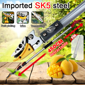 3/4m Gunting pokok Fruit picking scissors fruit picker with long pole Pruning shears Pruning Tools