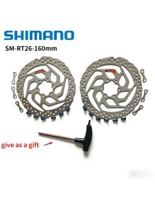 SHIMANO | SHIMANO ALTUS SM RT26 Brake Disc 6 Bolt Mountain Bikes Disc M6000 Brake Disc 160MM 180MM MTB Bicycle Parts