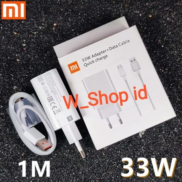 33Watt Charger Cas XIAOMI Redmi Note 10 Note 10 PRO Note 10T