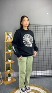 Dezirose Sweater Crewneck Escultura Fleece Tebal Premium Distro Size M-XXL (Pria & Wanita)