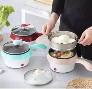 PANCI ELEKTRIK MULTIFUNGSI - ALAT MASAK ELEKTRICK FRYING BISA KUKUS & GORENG