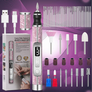 Bộ Dụng Cụ Làm Móng 2 Trong 1 LULAA Và Đèn UV Dành Cho Việc Làm Móng Tại Nhà Và Các Tiệm Nail Chuyên Nghiệp - Máy Khoan Móng Tay Kèm Đèn Sấy Móng UV