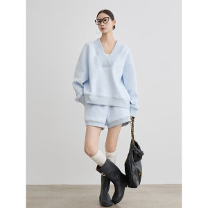 Casual Loose Sporty Hoodie Suit Womens Long Sleeve