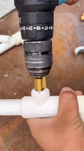 Hexagon Shank PPR Lifting Drill Water Pipe Connection Tool 20/25/32mm Step Drill Titanium Coated Stepped Drill Bit