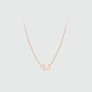 AGATHA | Engraved Puppy Choker Necklace