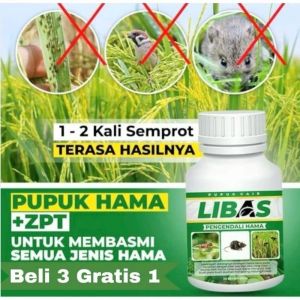 TERLARIS DAN BISA BAYAR D TEMPAT BELI 3 BIJI JADI 4 BIJI PUPUK LIBAS PEMBASMI HAMA DAN BAKTERI TANAMAN