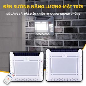 Đèn Tường Năng Lượng Mặt Trời LED 1200mAh Chống Nước Ngoài Trời Với Cảm Biến Cơ Thể Con Người Điều Khiển Ánh Sáng Thông Minh Cho Sân Và Đường Phố