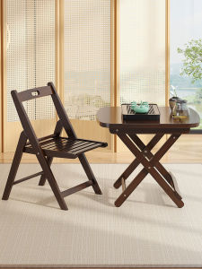 Folding Table Chair Small Apartment Square Table Simple and Portable Outdoor Balcony Dining Table Stall Dining Table Household Eating