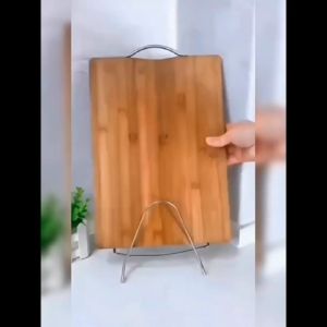 Stainless Steel Cutting Board Frame Holder/ Stand / Pot lid holder/ Triangular Stainless Steel Chopping Board三角形不锈钢砧板架