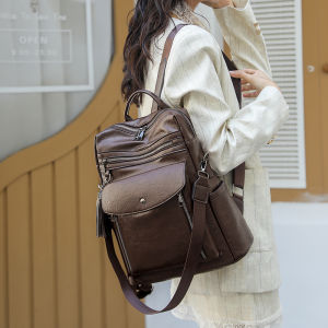 TANFAN | Retro Large-capacity Versatile Womens Backpack