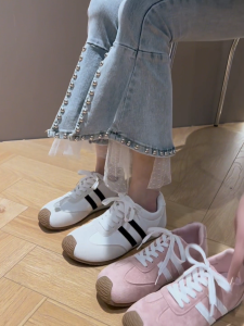 YOTO New Arrival Softy Sneakers For Women with High-quality  Trendy Lace-up Sports Running Shoes