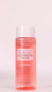 YOU Prebiotic Infused Micellar Cleansing Water (SEDANG) 110 Ml / Micelar watter / remover / pembersih YOU / Micelar YOU