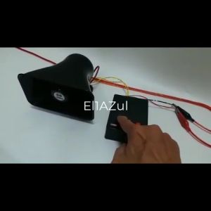 Alarm Buzzer Klakson Mundur Atret Speaker Horn Mobil Truk 12 24V