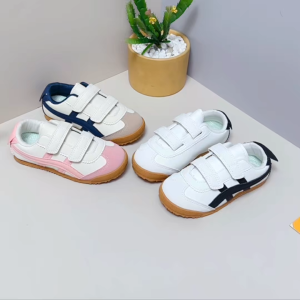 LUCKIDS White Shoes For Kids girl Rubber Shoes Lightweight Sneakers Baby Shoes 2 To 6 Years Old 22-33