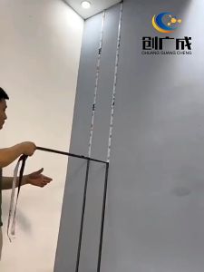 3/5/12M List Plat Strip Mirror Dekorasi / Stiker Dekorasi Lantai Keramik Interior Steel Flat Decorative Lines