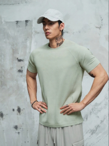LUJIAMEN | Muscle Texture Pique T-Shirt for Summer Fitness Wear