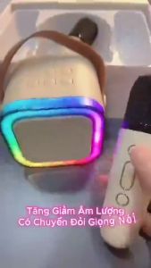 ( MUA LẺ GIÁ SỈ ) Loa bluetooth K12 Không Dây mini Kèm 2 Micro Thiết Kế Nhỏ Gọn Tiện Dụng Thay Đổi Giọng Dễ Sử Dụng - Bảo Hành Lỗi 1 Đổi 1