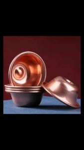 Pure Copper Water Supply Bowl Handmade Holy Water Bowl For   Supplies Fine Polished Water Supply Bowl