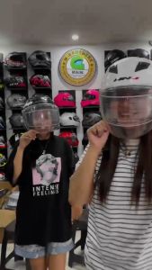 HNJ A4-001 (CLEAR VISOR) Half Face Helmet For Men & Women Single Visor
