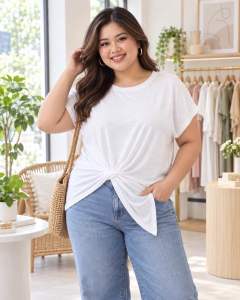 Carize Blouse Medium to 2XL Soft Cotton Spandex Sage Green White Black Navy Blue Everyday Style Fit Use