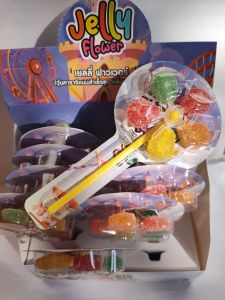 เยลลี่กังหัน🎡 เยลลี่5รส 5แฉก เลือกทานได้ตามใจชอบ รสผลไม้รวม หมุนได้จริง