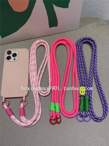 กระเป๋าสะพายข้างโซ่ยาวแบบสะพายข้างสำหรับโทรศัพท์มือถือ สายรัดคอ สายรัดหลัง สายสะพายข้างสำหรับกล้องและถ้วยผู้หญิง โซ่ยาว